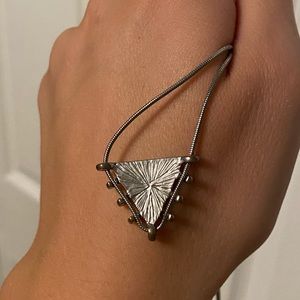Reversible Triangle Pendant Necklace